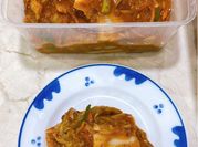 Gambar kimchi sawi putih tanpa fermentasi