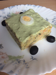 Una foto de Ensaladilla de verdura 🌽Con mayonesa de aguacate 🥑