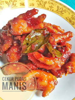 Foto resep Ceker Pedas Manis