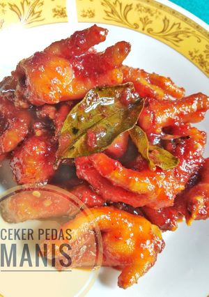 Foto resep Ceker Pedas Manis
