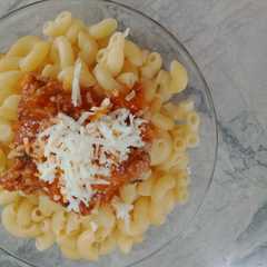 Macaroni bolognese-レシピのメイン写真