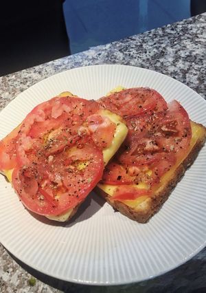 Una foto de Bruschetta de tomate - fácil