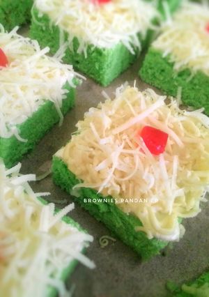 Foto resep 68. Browines Pandan