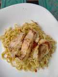 Mie Setan with Grilled Chicken Marinade