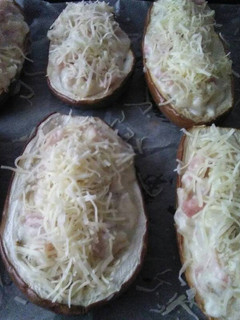 Una foto de Berenjenas con bacon