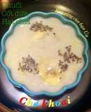 Chè khoai cốt dừa cho bé 9m