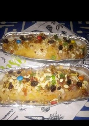 Una foto de Budín con todito