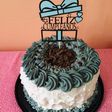 Torta de frambuesa manjar crema