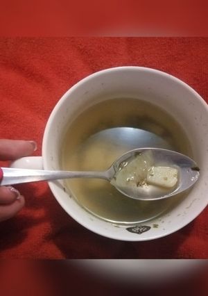 Una foto de Sopa de papa y cebolla