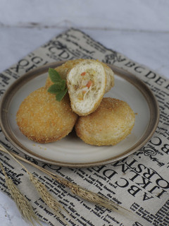 Foto resep Roti Goreng isi Creamy Rogut
