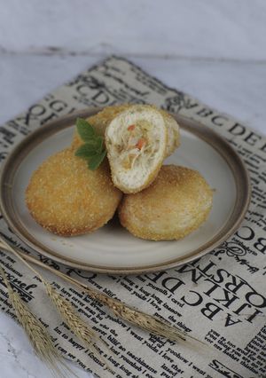 Foto resep Roti Goreng isi Creamy Rogut