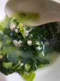 Canh cải nghêu
