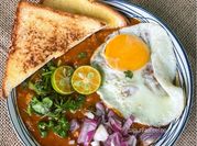 Gambar daging burger sarapan