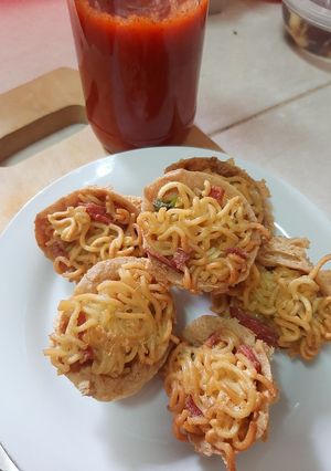 Foto resep 47. Tahu Walik Isi Mie Soto