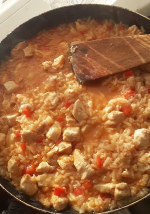 Spanyol paella recept fotója