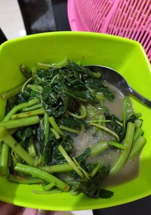 Foto resep Tumis bayam terasi pedas (Belacan)