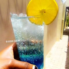 A picture of Blue lagoon Mocktails.