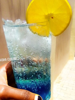 A picture of Blue lagoon Mocktails.