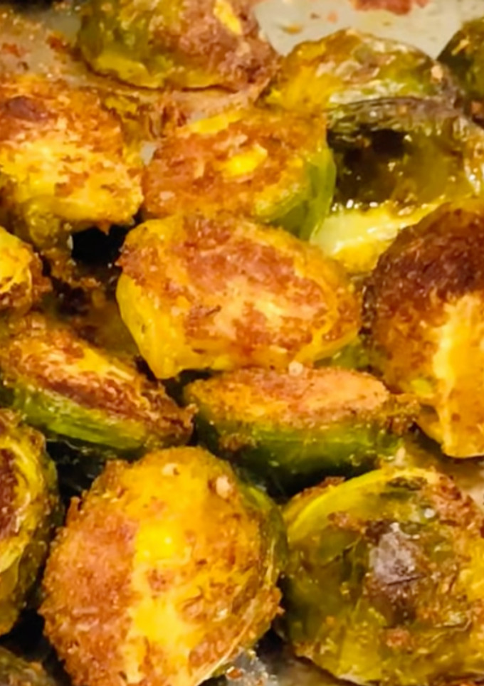 Foto de Couves-de-bruxelas caramelizadas