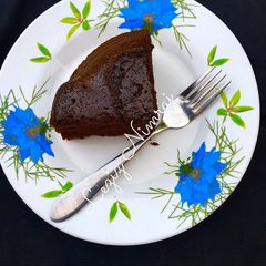A picture of Moist Chocolate cake.