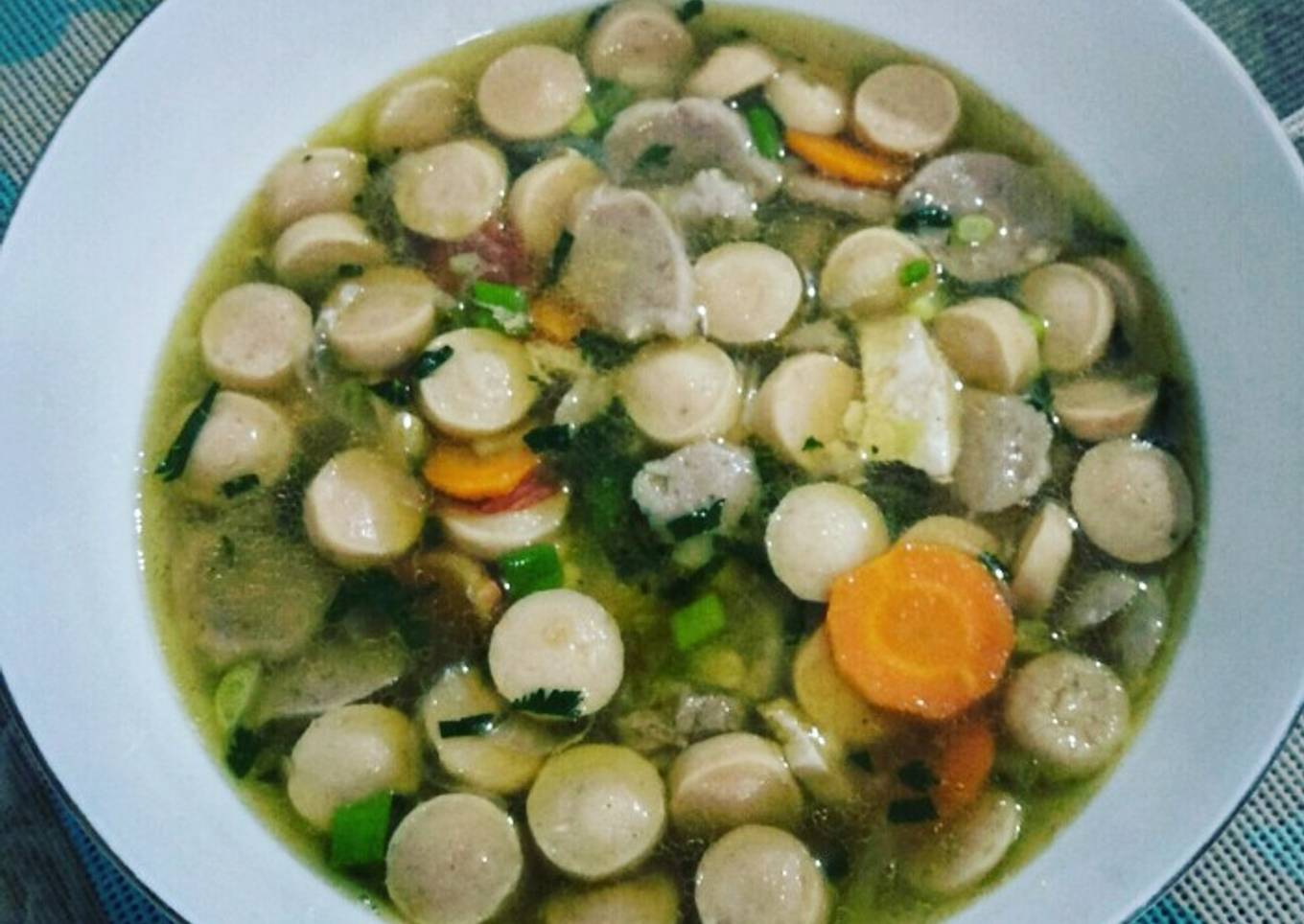 05. Sup ayam sosis bakso praktis