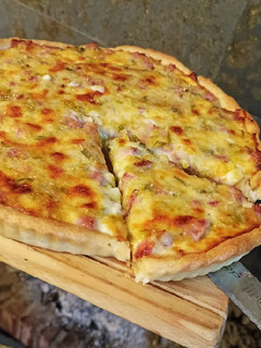 Una foto de Tarta de cebolla de verdeo