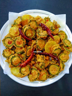 A picture of Bitter Gourd Chips.