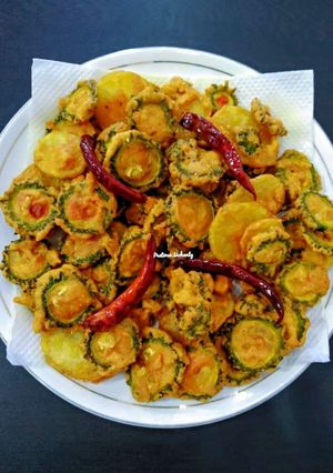 A picture of Bitter Gourd Chips.