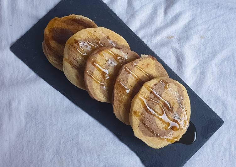 Pancakes vegani black&white