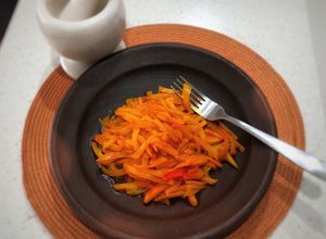 Una foto de Olluco guisado simple