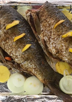 صورة لوصفة أطيب سمك مشوي بالفرن