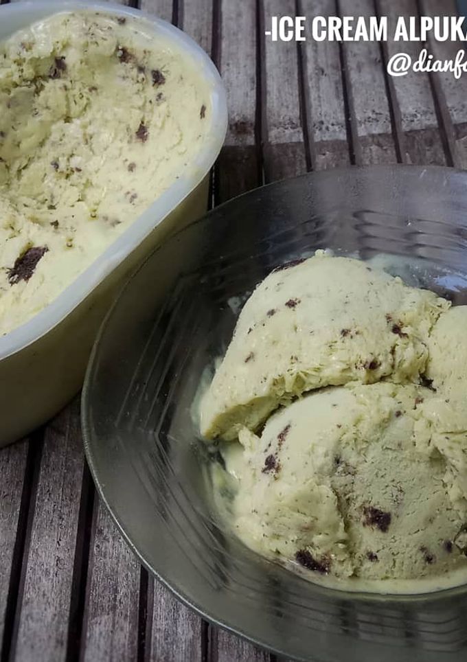 Foto resep Ice cream Alpukat homemade