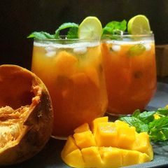 5 Minutes Mango Stone Apple Fruit Cooler A picture of 5 Minutes Mango Stone Apple Fruit Cooler.