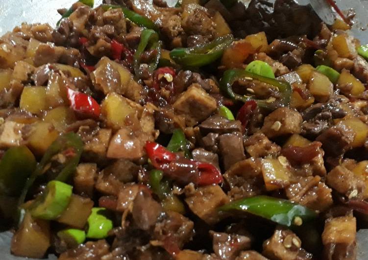 Oseng Hati Tahu Kecap