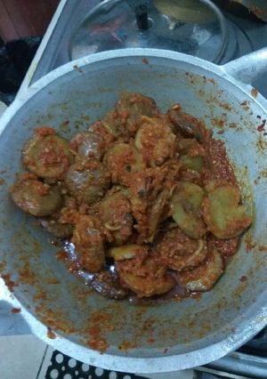 Foto resep Jengkol balado pedas mantap