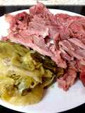 Ham on the Bone Boiled with Cabbage. 😙