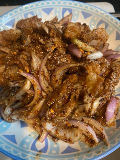 รูปของ ลาบไก่ทอด