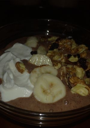 Φωτογραφία της συνταγής Smoothie bowl 🥣 μπανάνα & γιαούρτι