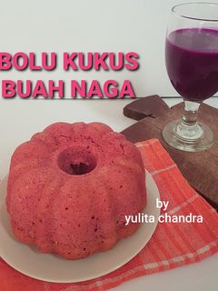 Foto resep Bolu kukus buah naga