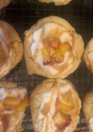A picture of Caramel apple cookies.