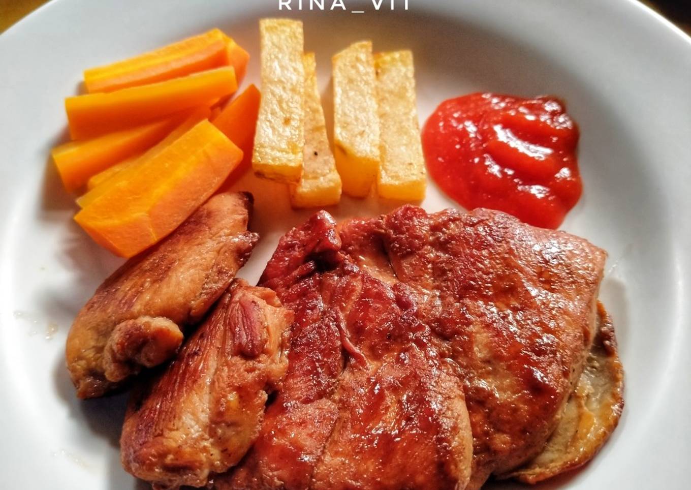 Steak Ayam/Chicken Steak ala Rina