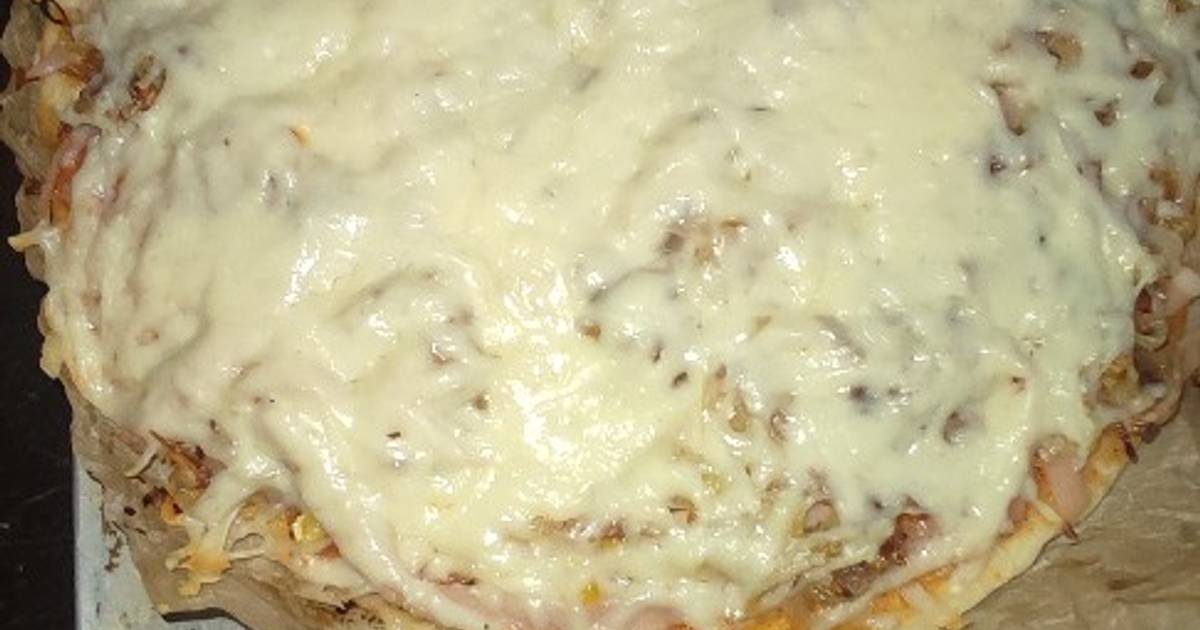 Brutál finom és puha pizza Viola Menyhárt receptje Cookpad receptek