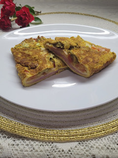 Una foto de Omelette primavera