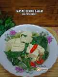 22:3:24 - Masak bening bayam & tofu lembut