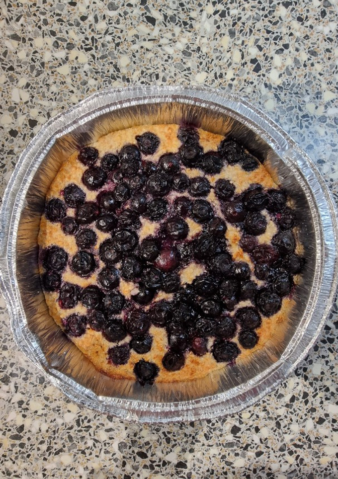 Una foto de Avena horneada con arándanos en Airfryer