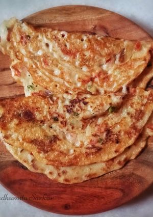 সুজির চিলা(suji chila recipe in Bengali) রেসিপির প্রধান ছবি