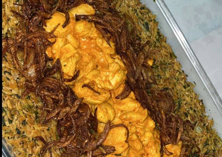 ارز و بالدجاج 😋