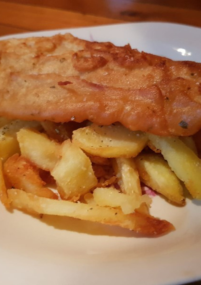 Una foto de Fish and chips