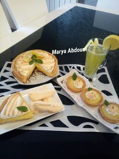 صورة لوصفة تارت الليمون بالمورانغ 🍋🍋🍹🍷