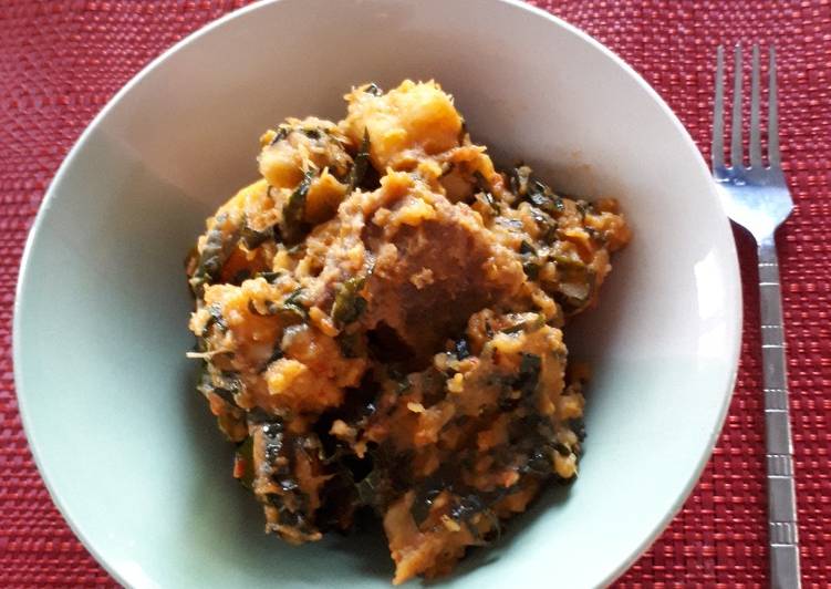 A lazy girl's guide to Yam Pottage
